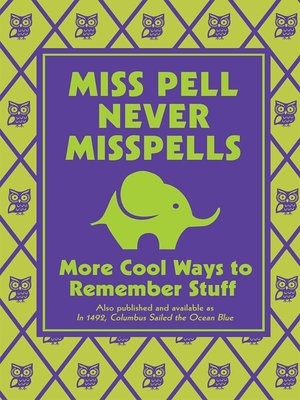 cover image of Miss Pell Never Misspells